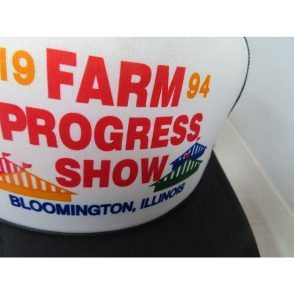 Farm Progress Show 1994 Bloomington IL Hat Cap Snapback YoungAn Puff Foam - Picture 2 of 4